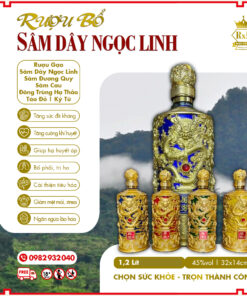 ruou sam day ngoc linh de vuong