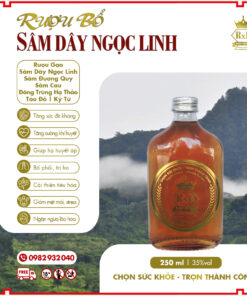 ruou sam day ngoc linh chai dep