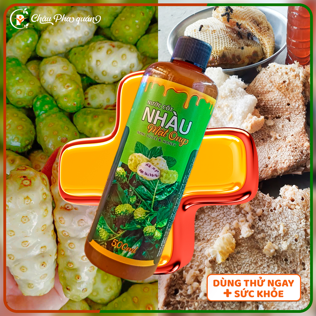 nước cốt nhàu cộng mật ong
