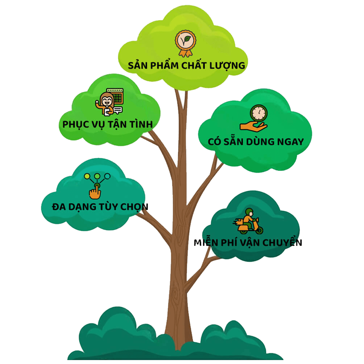 lý do mua hàng Châu Pha quán