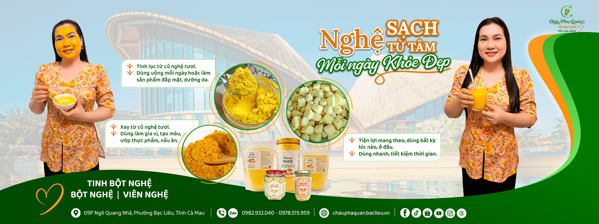 Trang chủ Châu Pha quán ảnh bìa Châu Pha Quán - tinh bột nghệ