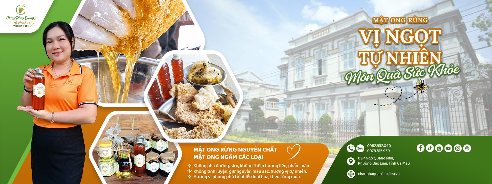 Trang chủ Châu Pha quán ảnh bìa Châu Pha Quán - mật ong rừng